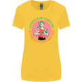 Overwhelmed Mum Kids Funny Mother's Day Womens Wider Cut T-Shirt Yellow