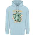 Owls Species Childrens Kids Hoodie Light Blue