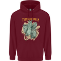 Owls Species Childrens Kids Hoodie Maroon