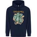 Owls Species Childrens Kids Hoodie Navy Blue