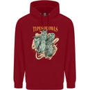 Owls Species Childrens Kids Hoodie Red