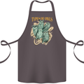 Owls Species Cotton Apron 100% Organic Dark Grey