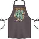 Owls Species Cotton Apron 100% Organic Dark Grey