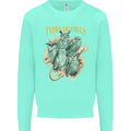 Owls Species Kids Sweatshirt Jumper Peppermint