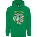 Owls Species Mens 80% Cotton Hoodie Irish Green
