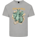 Owls Species Mens Cotton T-Shirt Tee Top Sports Grey