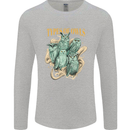 Owls Species Mens Long Sleeve T-Shirt Sports Grey