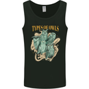 Owls Species Mens Vest Tank Top Black