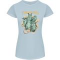 Owls Species Womens Petite Cut T-Shirt Light Blue