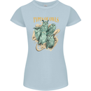 Owls Species Womens Petite Cut T-Shirt Light Blue