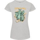 Owls Species Womens Petite Cut T-Shirt Sports Grey