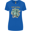 Owls Species Womens Wider Cut T-Shirt Royal Blue