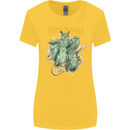 Owls Species Womens Wider Cut T-Shirt Yellow