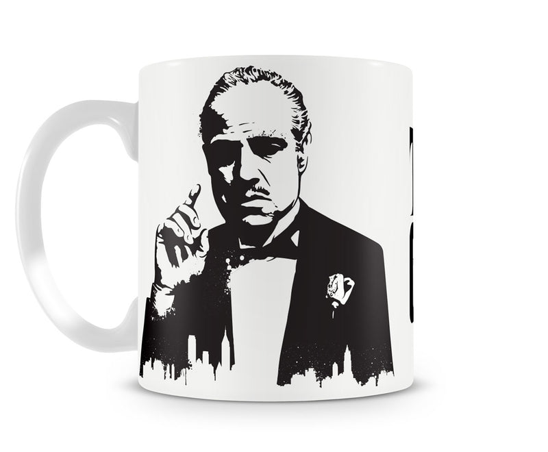 the godfather organised crime film white coffee mug cup