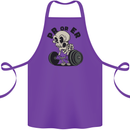 PR or ER Gym Bodybuilding Training Cotton Apron 100% Organic Purple
