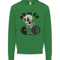 PR or ER Gym Bodybuilding Training Kids Sweatshirt Jumper Irish Green