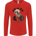 PR or ER Gym Bodybuilding Training Mens Long Sleeve T-Shirt Red
