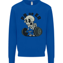 PR or ER Gym Bodybuilding Training Mens Sweatshirt Jumper Royal Blue