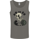 PR or ER Gym Bodybuilding Training Mens Vest Tank Top Charcoal