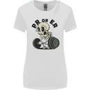 PR or ER Gym Bodybuilding Training Womens Wider Cut T-Shirt White