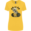 PR or ER Gym Bodybuilding Training Womens Wider Cut T-Shirt Yellow