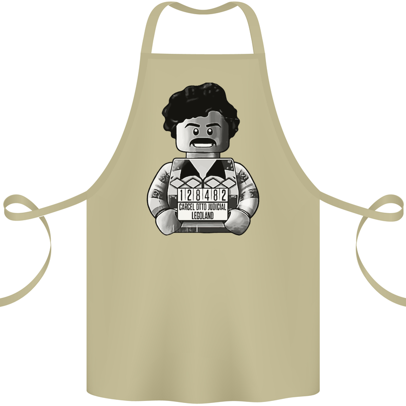 Pablo Escobar Cotton Apron 100% Organic Khaki