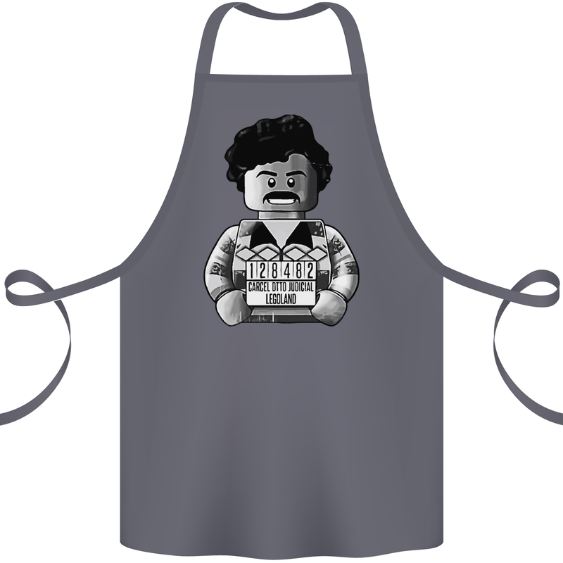 Pablo Escobar Cotton Apron 100% Organic Steel