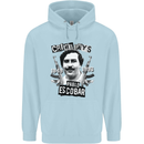 Pablo Escobar Crime Pays Childrens Kids Hoodie Light Blue