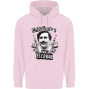 Pablo Escobar Crime Pays Childrens Kids Hoodie Light Pink