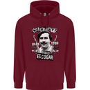 Pablo Escobar Crime Pays Childrens Kids Hoodie Maroon