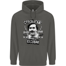 Pablo Escobar Crime Pays Childrens Kids Hoodie Storm Grey