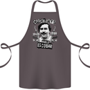Pablo Escobar Crime Pays Cotton Apron 100% Organic Dark Grey