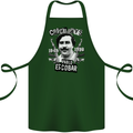 Pablo Escobar Crime Pays Cotton Apron 100% Organic Forest Green