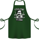 Pablo Escobar Crime Pays Cotton Apron 100% Organic Forest Green