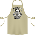 Pablo Escobar Crime Pays Cotton Apron 100% Organic Khaki