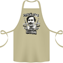 Pablo Escobar Crime Pays Cotton Apron 100% Organic Khaki