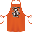 Pablo Escobar Crime Pays Cotton Apron 100% Organic Orange