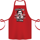 Pablo Escobar Crime Pays Cotton Apron 100% Organic Red