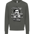 Pablo Escobar Crime Pays Kids Sweatshirt Jumper Storm Grey