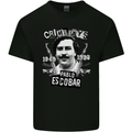 Pablo Escobar Crime Pays Kids T-Shirt Childrens Black