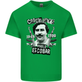 Pablo Escobar Crime Pays Kids T-Shirt Childrens Irish Green