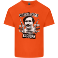 Pablo Escobar Crime Pays Kids T-Shirt Childrens Orange