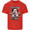 Pablo Escobar Crime Pays Kids T-Shirt Childrens Red
