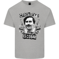 Pablo Escobar Crime Pays Kids T-Shirt Childrens Sports Grey