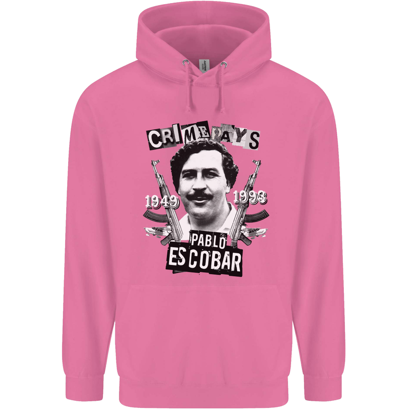 Pablo Escobar Crime Pays Mens 80% Cotton Hoodie Azelea