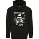 Pablo Escobar Crime Pays Mens 80% Cotton Hoodie Black