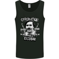 Pablo Escobar Crime Pays Mens Vest Tank Top Black