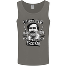 Pablo Escobar Crime Pays Mens Vest Tank Top Charcoal
