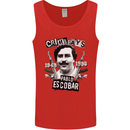 Pablo Escobar Crime Pays Mens Vest Tank Top Red