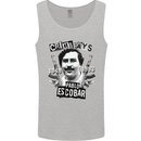 Pablo Escobar Crime Pays Mens Vest Tank Top Sports Grey
